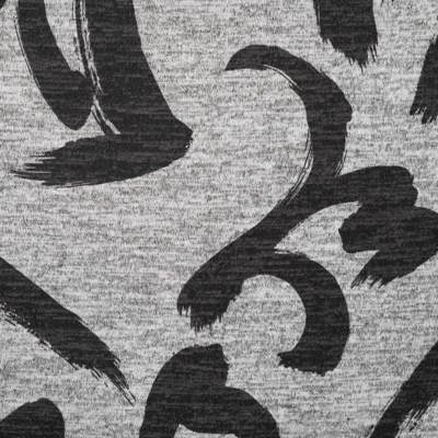 Polyester viscose brei met dora print paint brush